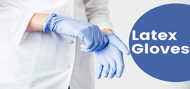 Why is there a growing demand for latex gloves