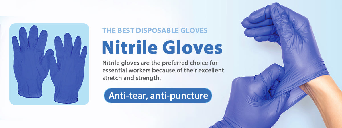 Advantages of Nitrile over Latex gloves