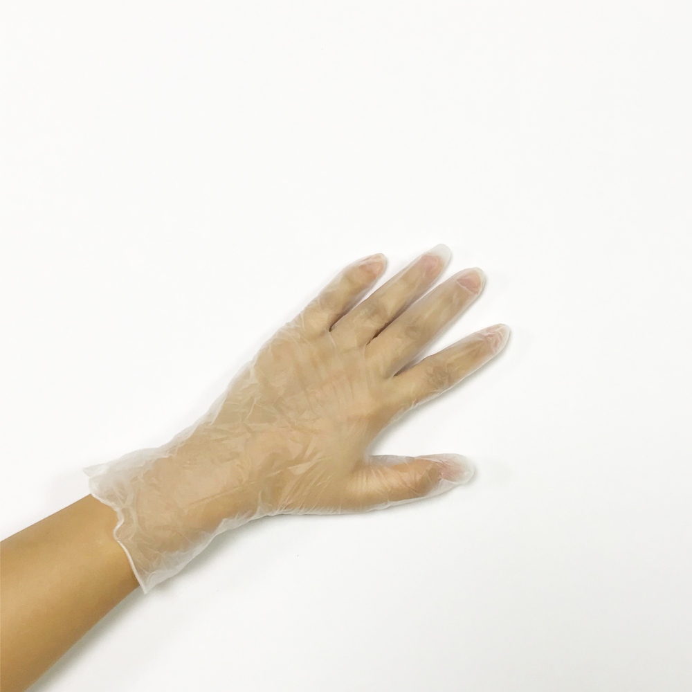 Small Size Lightly Powdered Disposable Essentials Vinyl Gloves