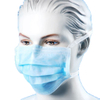 Earloop non woven disposable medical face mask for air pollution