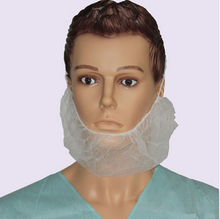 White Disposable Medical Beard Cover for Surgery
