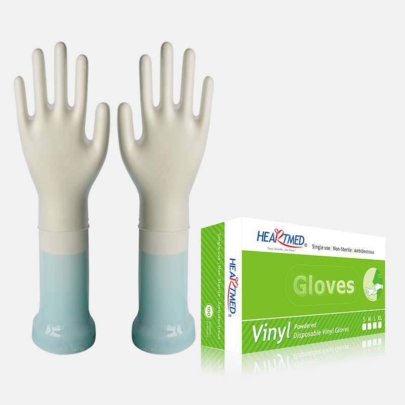 Latex Free Disposable Essentials Vinyl Examination Gloves