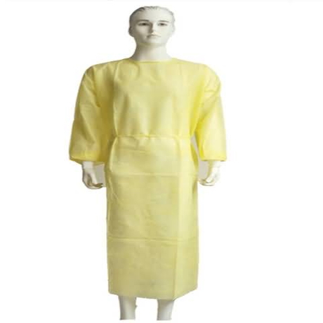 Isolation Gown Hubei Haixin SMS 25 gsm AAMI Level 2 Disposable   Aiden Health