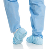 Bulk Disposable Blue Non Woven Hospital Shoe Covers