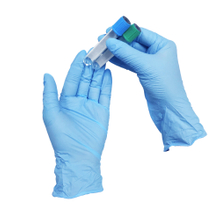 Blue Large Powder Free Nitrile Examination Gloves for Hospital