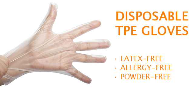 TPE Gloves widely used