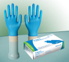Blue Disposable Vinyl Gloves Powder Free