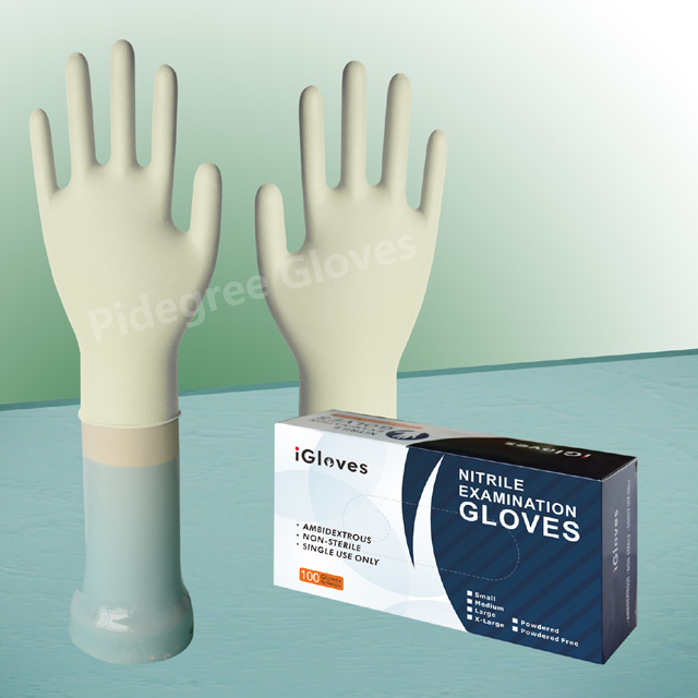 White Nitrile Gloves (7 Mil, Powder Free)