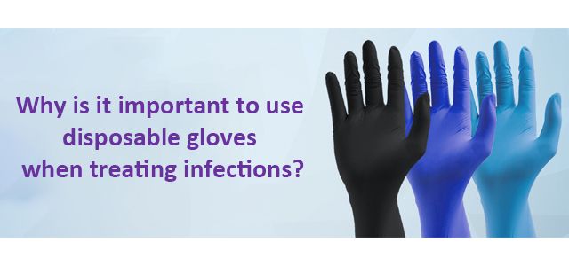 Examination and protective gloves