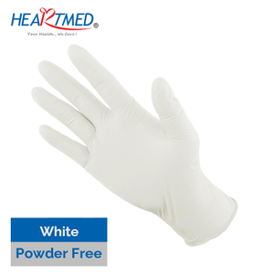 White Disposable Nitrile Gloves Powder Free