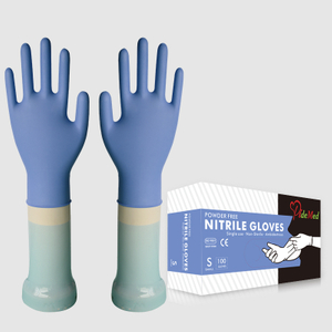 PideMed Powder Free Disposable Nitrile Gloves (Purple)