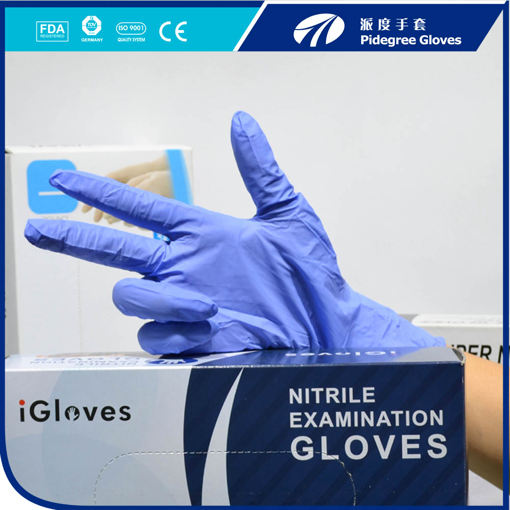 Purple Nitrile Gloves (3 Mil, Powder Free)
