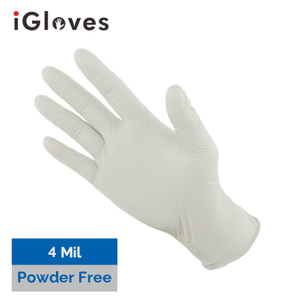 White Nitrile Gloves (4 Mil, Powder Free)