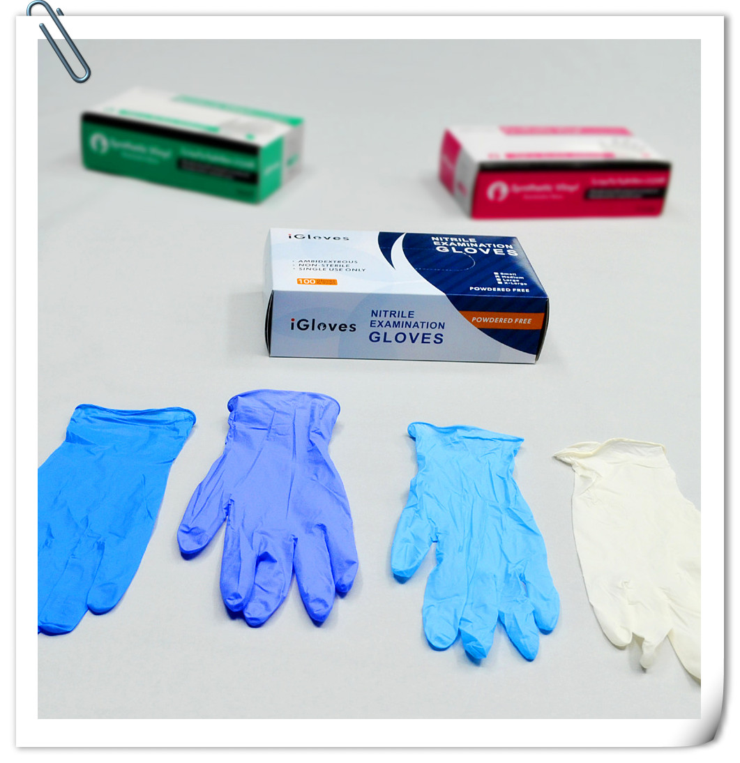 Food processing use nitrile gloves